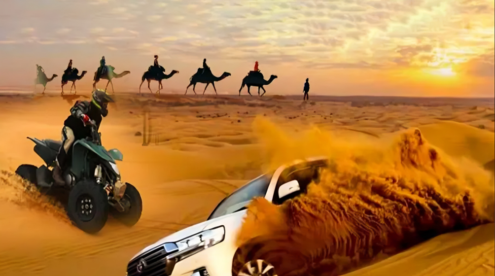 7-Hour Desert Safari with Camel Ride and BBQ Dinner Dubai